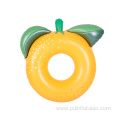 Summer PVC Beach Party orange fruit Swimming Rings